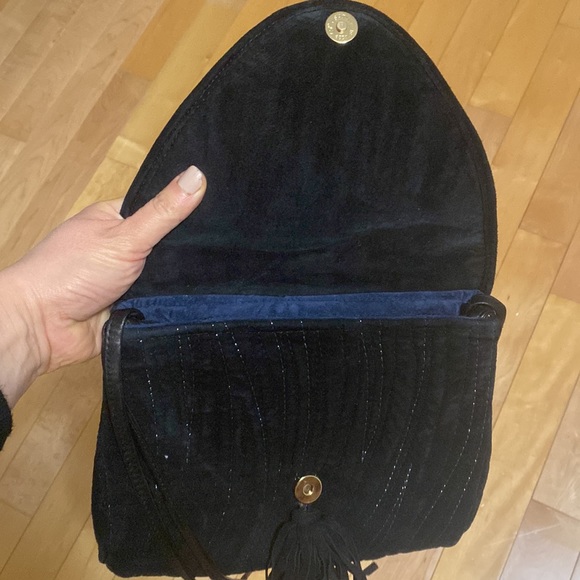 NWOT suede vintage purse. - Picture 11 of 14